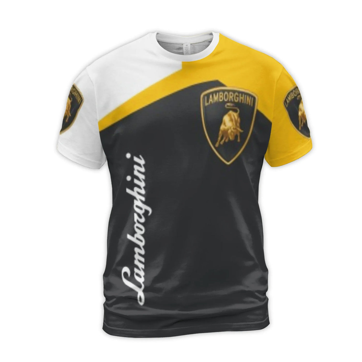 Lamborghini Racing T-Shirt | 3D Graphic Sports Tee | Premium Polyester Blend | Gift for Car Enthusiasts