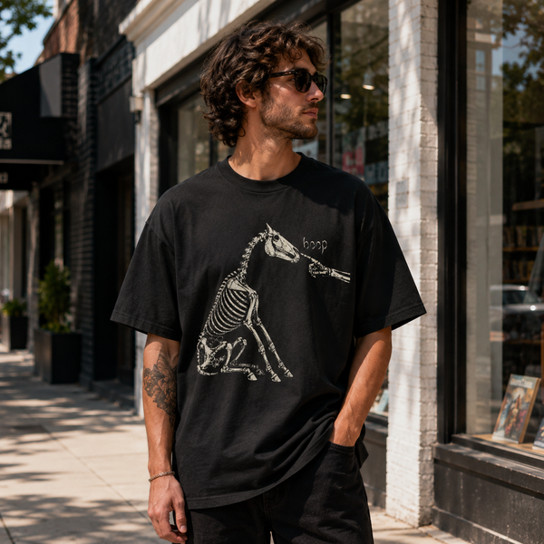 Boop - Anatomical Skeleton Study in Quiet Monochrome - lifestyle