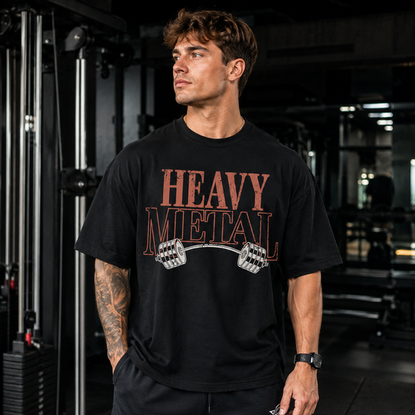 Heavy Metal - Barbell Graphic With Quiet Gym Attitude - lifestyle