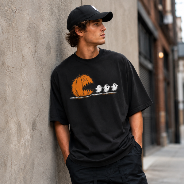 Lantern Chase - Pumpkin and Ghosts Arcade Graphic - lifestyle