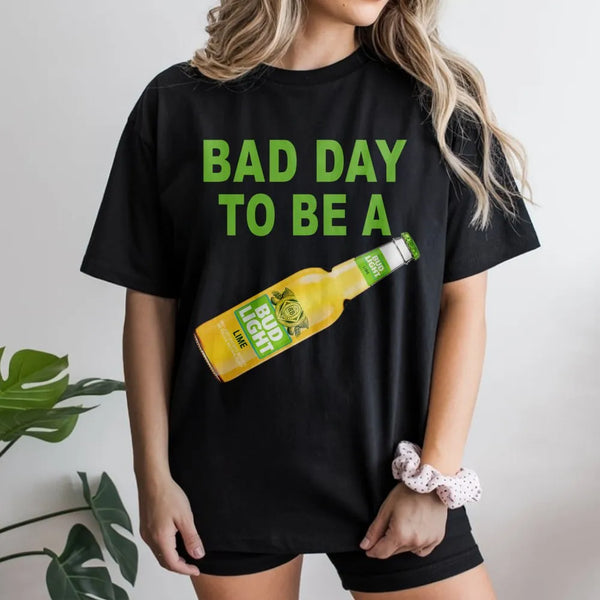Bad Day To Be A Beer Graphic T-Shirt | Funny Drinking Slogan Tee | Premium Cotton Casual Apparel | Gift For Beer Lovers And P