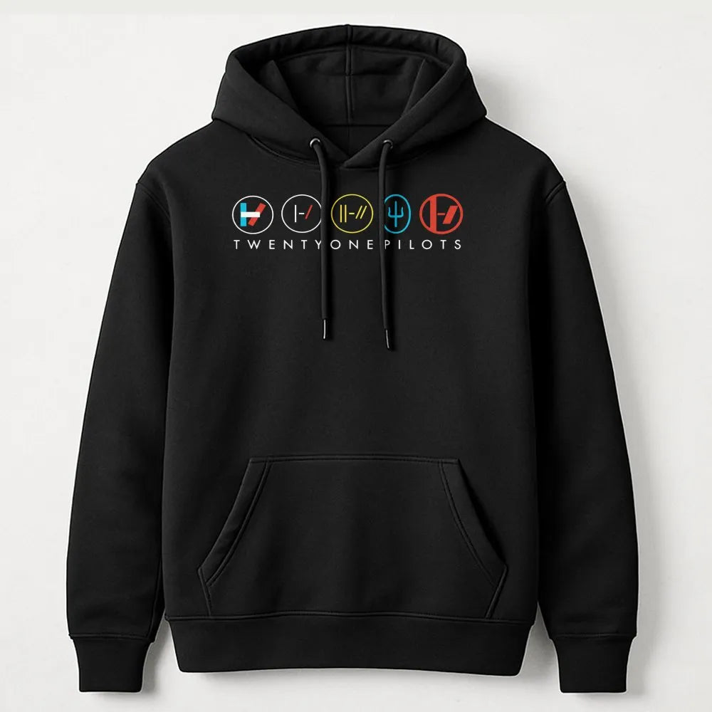 Twenty One Pilots Hoodie | Clancy Album Era Band Logo Graphic | Premium Cotton Blend | Unisex Music Fan Gift For Concert Appa