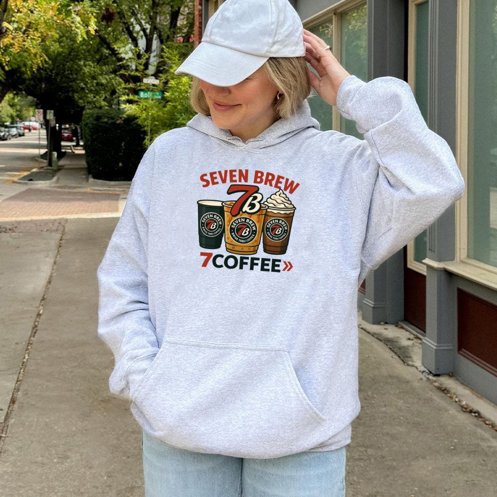 Iced Coffee Hoodie | Retro Café Aesthetic Graphic | Premium Cotton Blend | Gift for Coffee Lovers & Baristas