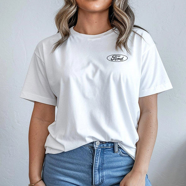 Ford Logo T-Shirt | Classic Oval Graphic Tee | Premium 100% Cotton Apparel | Gift for Truck Enthusiasts & Auto Fans