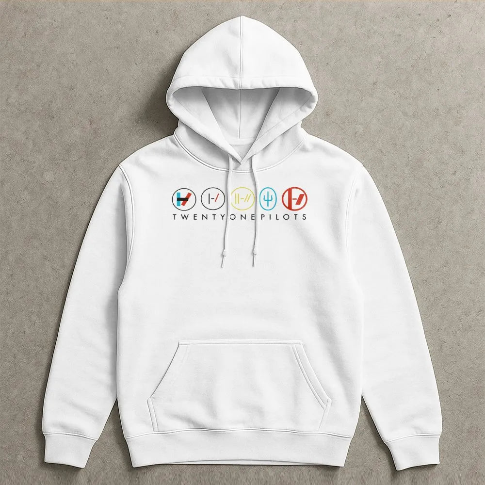 Twenty One Pilots Hoodie | Clancy Album Era Band Logo Graphic | Premium Cotton Blend | Unisex Music Fan Gift For Concert Appa