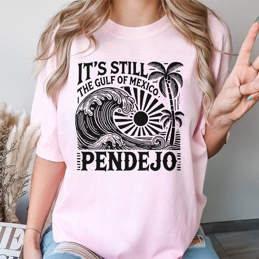 It's Still The Gulf Of Mexico Pendejo T-Shirt | Funny Tropical Beach Graphic | 100% Cotton Premium Tee | Sarcastic Latinx Gif