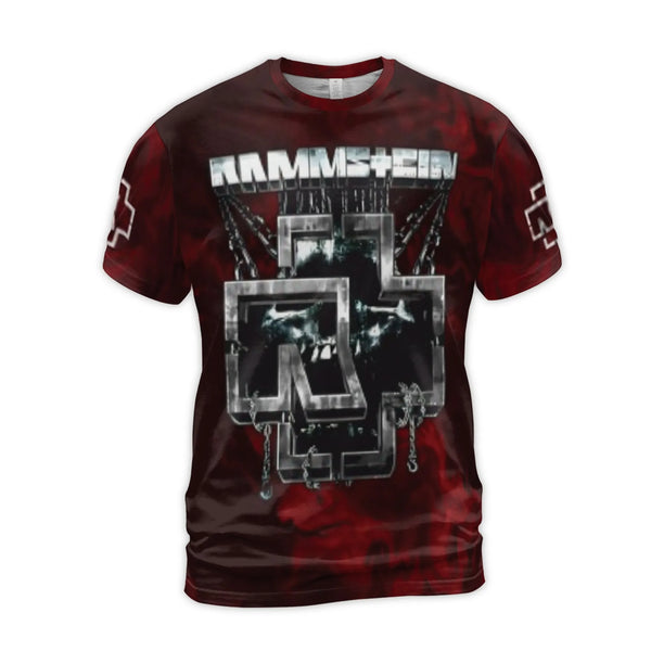 Rammstein Band T-Shirt | Gott Weiß Ich Will Kein Engel Sein Graphic Print | Premium Polyester Blend | Music Fan Apparel Gift