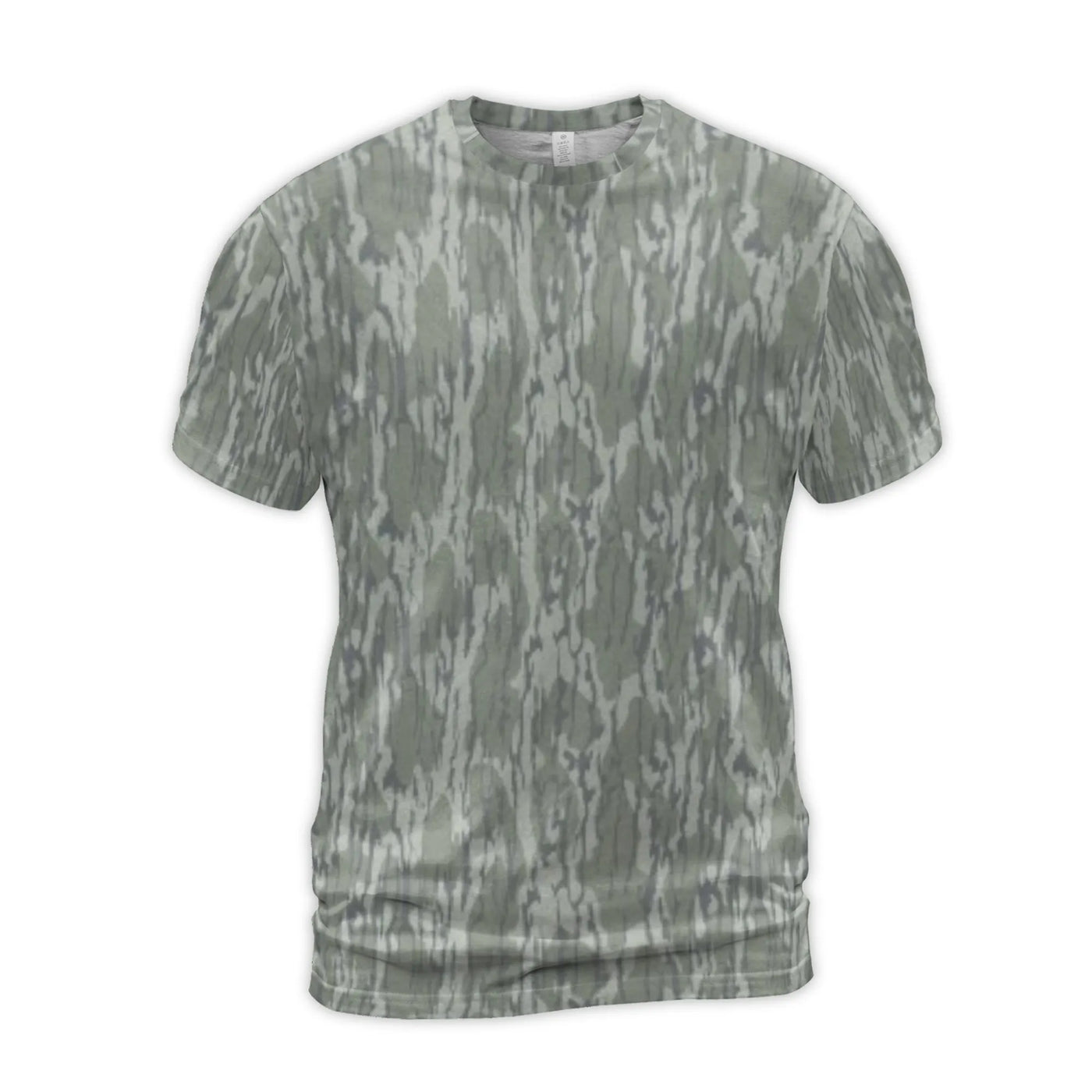 Marsh Camouflage 3D T-Shirt | Vintage Waterfowl Print All-Over Graphic Tee | Soft Polyester Blend | Premium Gift for Hunters 