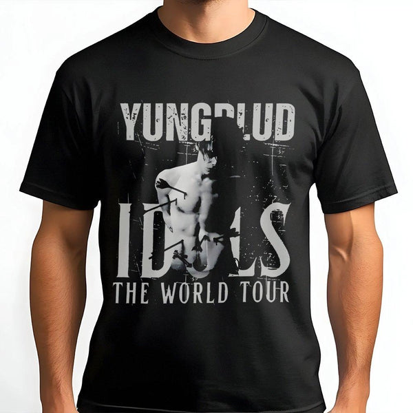 Yungblud Concert T-Shirt | Idols World Tour Graphic Print | Premium Soft Cotton Tee | Music Fan Merch Gift for Men and Women