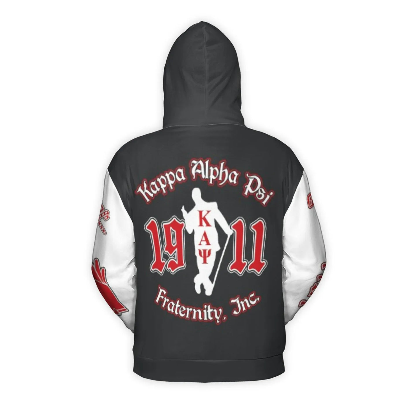 Kappa Alpha Psi Hoodie | 1911 Greek Fraternity Crest Design | Premium Polyester Fleece Pullover | Limited Edition Apparel for