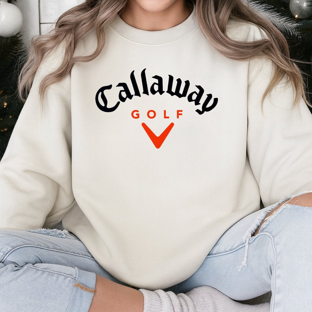 Golf Sweatshirt | Classic Logo Graphic Pullover | Cotton Blend Premium Quality | Birthday Gift For Golfers Men And Women