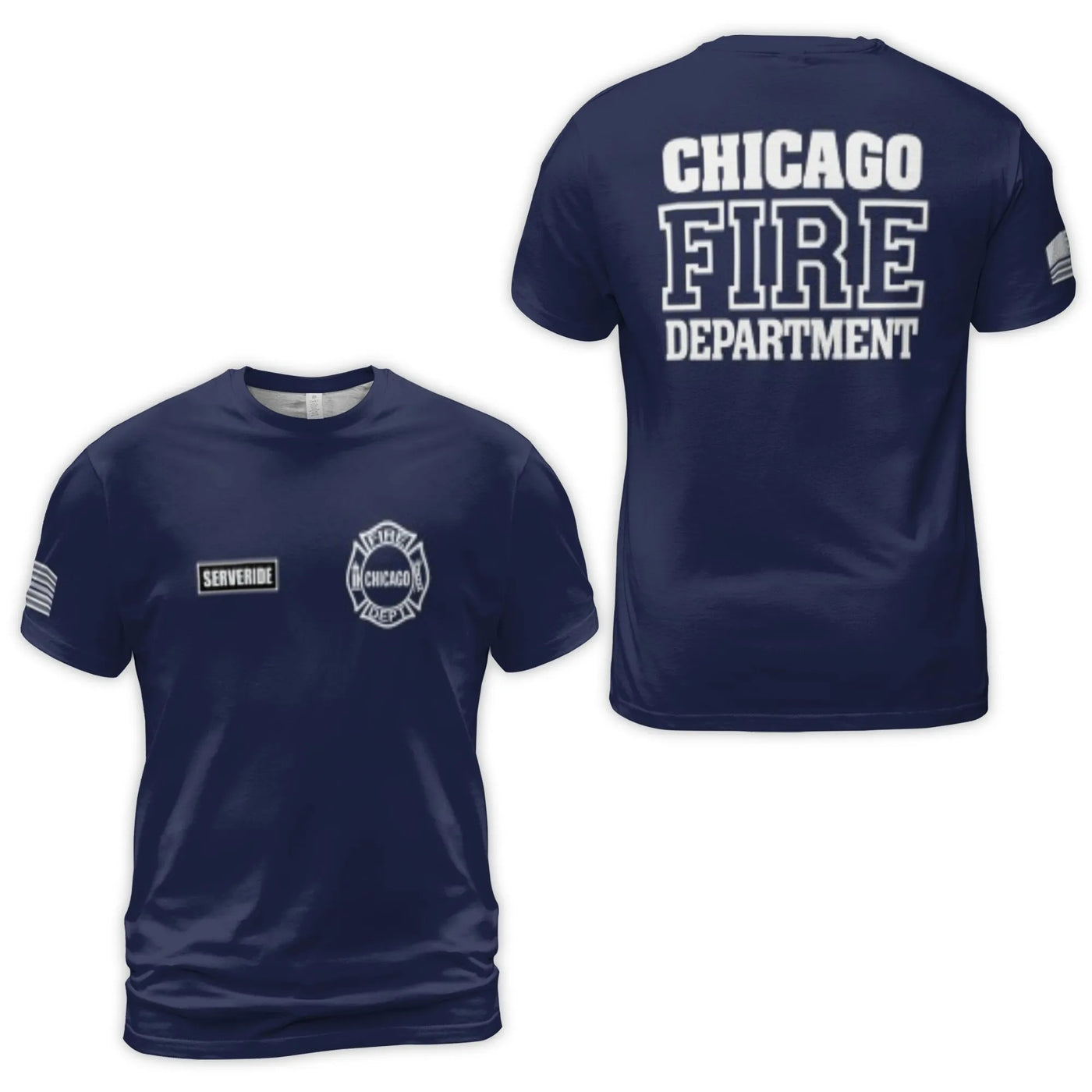 Chicago Fire Department T-Shirt | Kelly Severide Character Fan Tee | Premium Polyester Blend | Gift for Firefighter Enthusias