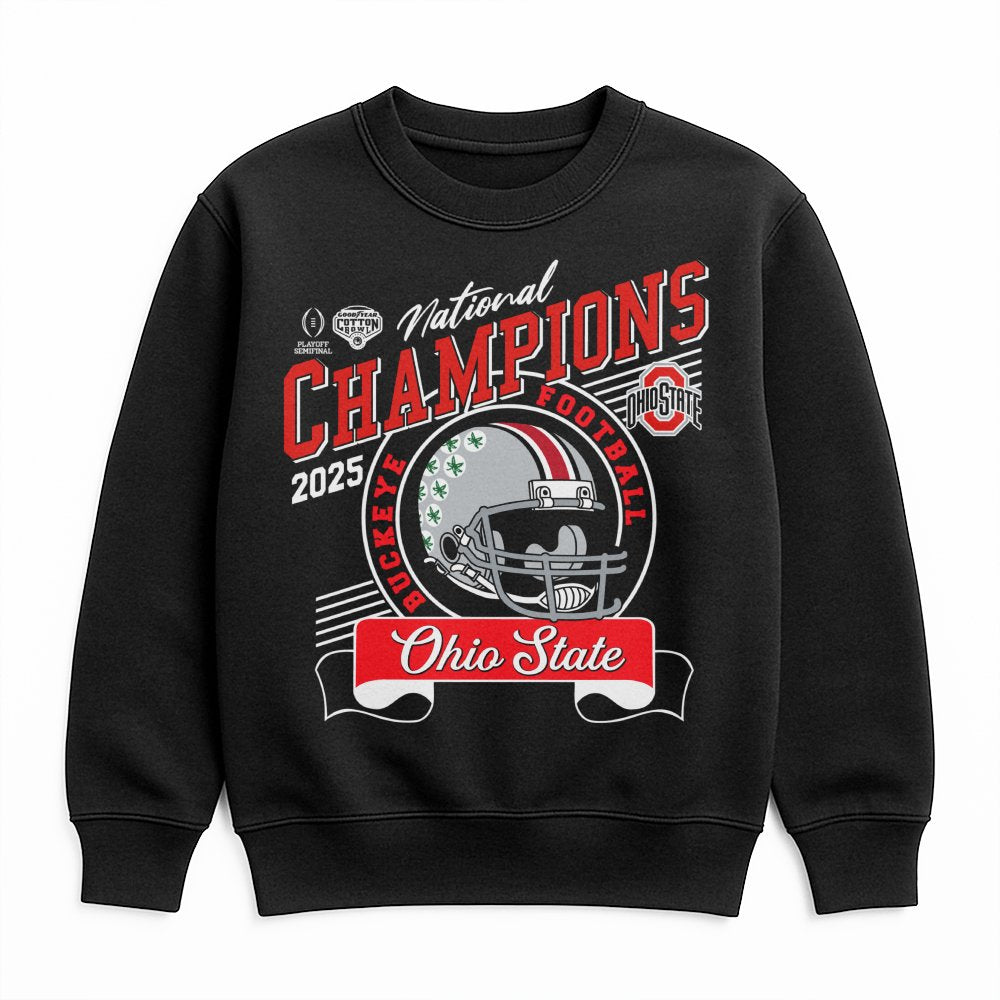 Ohio State Football Sweatshirt | 2025 National Champions Graphic | Premium Unisex Crewneck | College Sports Fan Gift