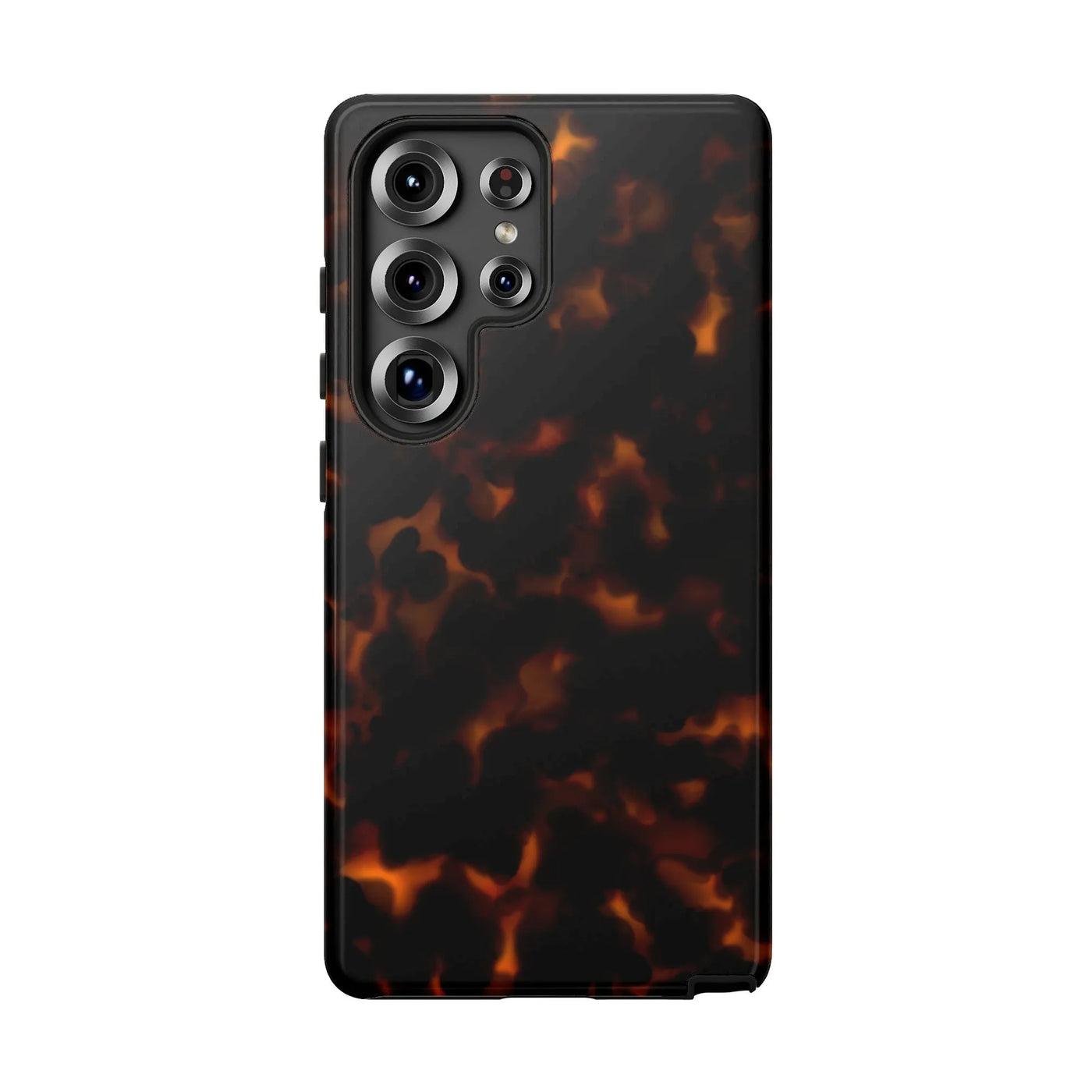 Tortoiseshell Samsung Galaxy Case | Classic Tortoise Pattern Hard Cover | Dual-Layer Polycarbonate | Premium Protective Phone