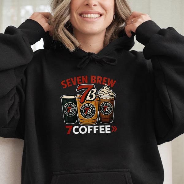 Iced Coffee Hoodie | Retro Café Aesthetic Graphic | Premium Cotton Blend | Gift for Coffee Lovers & Baristas
