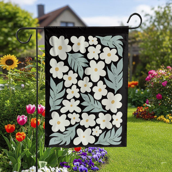 Anti Trump Garden Flag | Floral Yard Sign | Premium Weather-Resistant Polyester | Protest Lawn Decor for Home or Patio