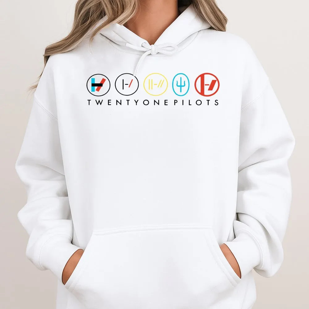 Twenty One Pilots Hoodie | Clancy Album Era Band Logo Graphic | Premium Cotton Blend | Unisex Music Fan Gift For Concert Appa