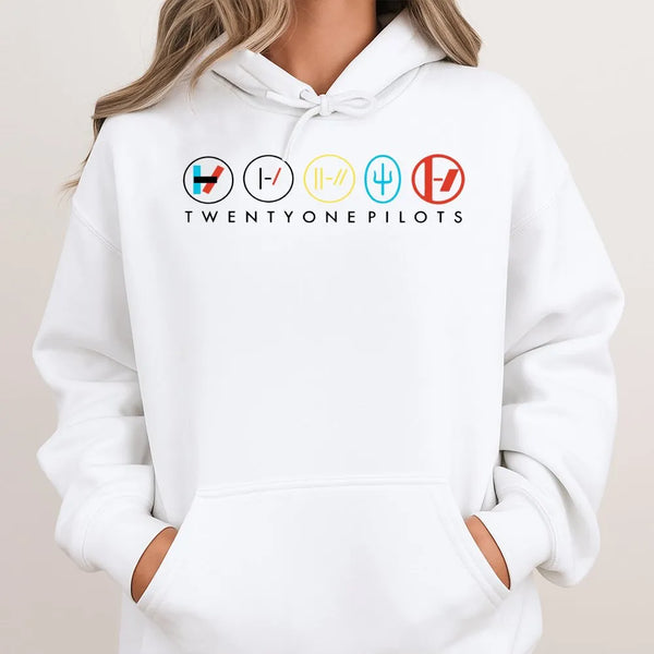 Twenty One Pilots Hoodie | Clancy Album Era Band Logo Graphic | Premium Cotton Blend | Unisex Music Fan Gift For Concert Appa