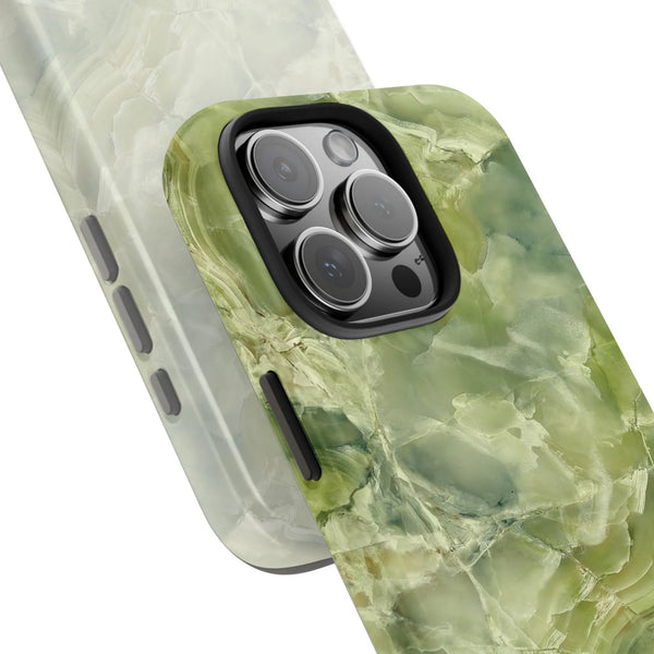 Green Marble iPhone Case | Elegant Stone Texture Design | Premium Dual-Layer Protection | Stylish Protective Cover for iPhone