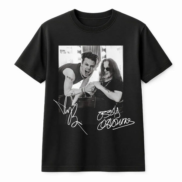 Ozzy Osbourne And Yungblud T-Shirt | Iconic Rock Duo Graphic Print | 100% Premium Cotton | Music Fan Gift For Metalheads
