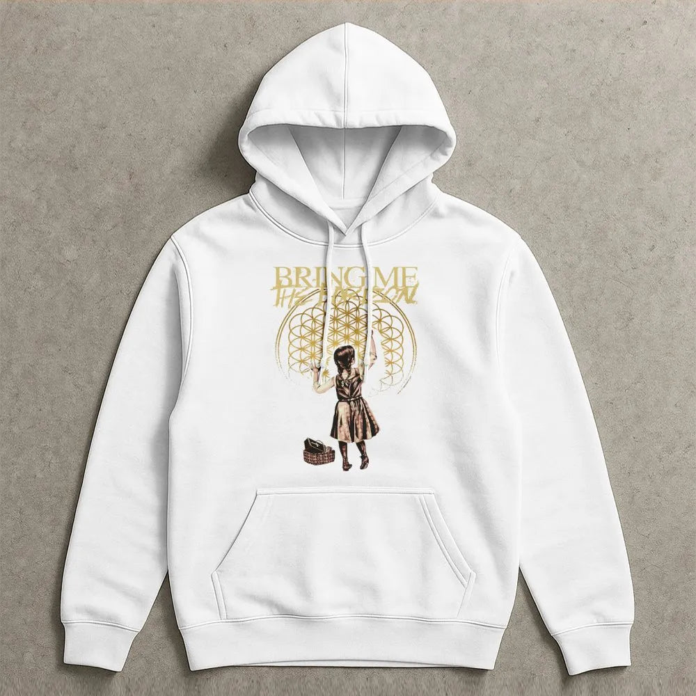Bring Me The Horizon Hoodie | Sempiternal Flower of Life Graphic | Premium Cotton Blend | Alternative Rock Band Merch Gift fo