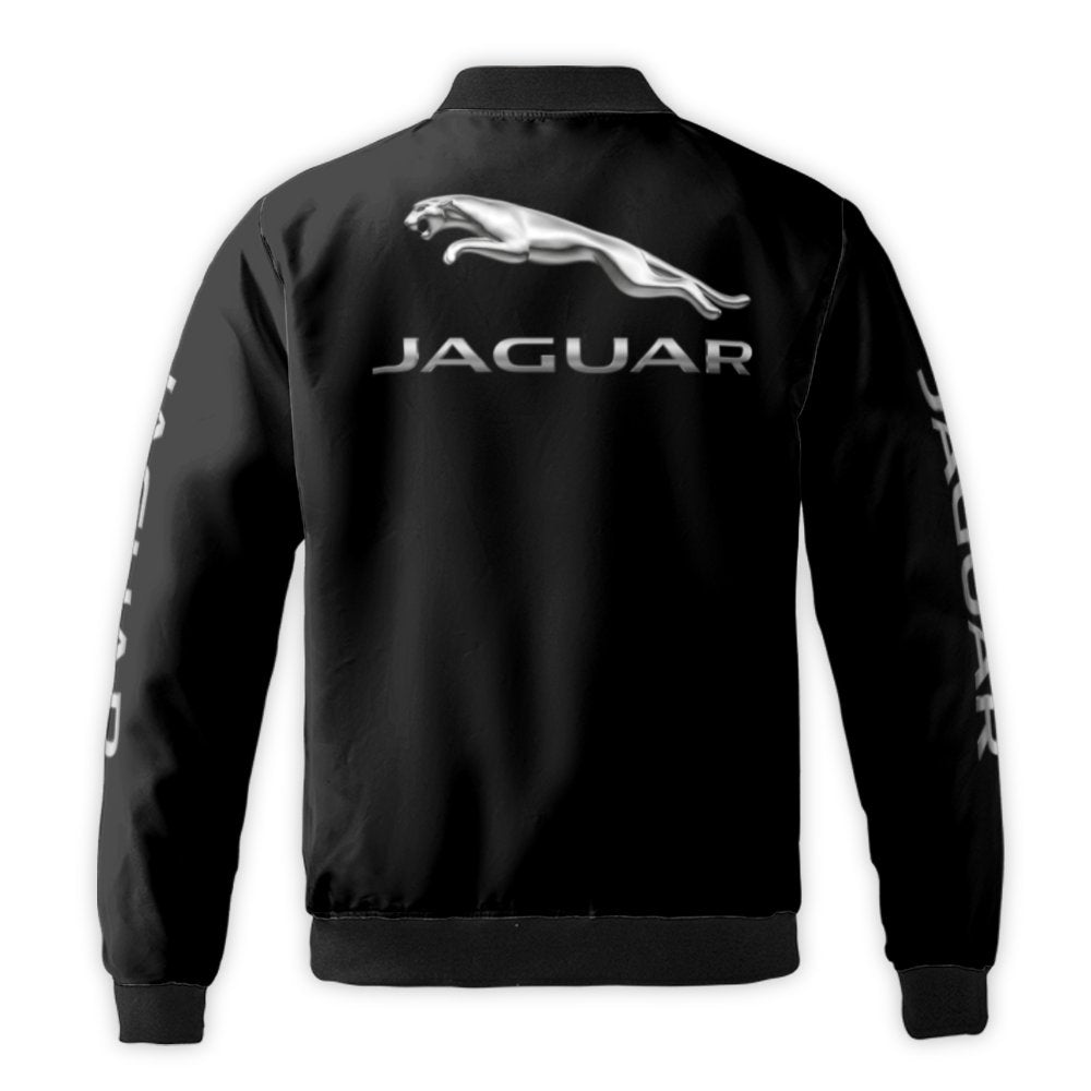 Jaguar Bomber Jacket | Luxury Motorsport Streetwear | Durable Nylon Shell | Gift For Car Enthusiasts And Drivers
