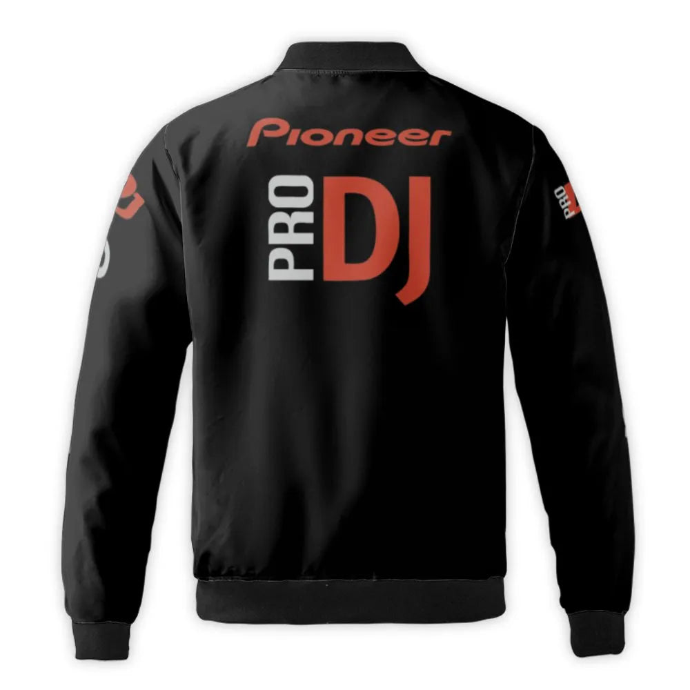 Pro DJ Bomber Jacket | Custom Music Producer Streetwear | Durable Nylon Outerwear | Gift for DJs and Music Lovers