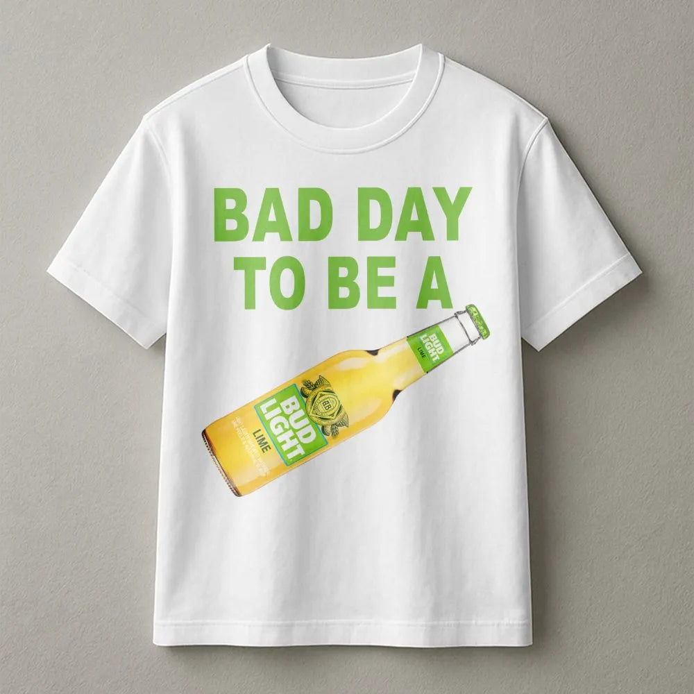 Bad Day To Be A Beer Graphic T-Shirt | Funny Drinking Slogan Tee | Premium Cotton Casual Apparel | Gift For Beer Lovers And P