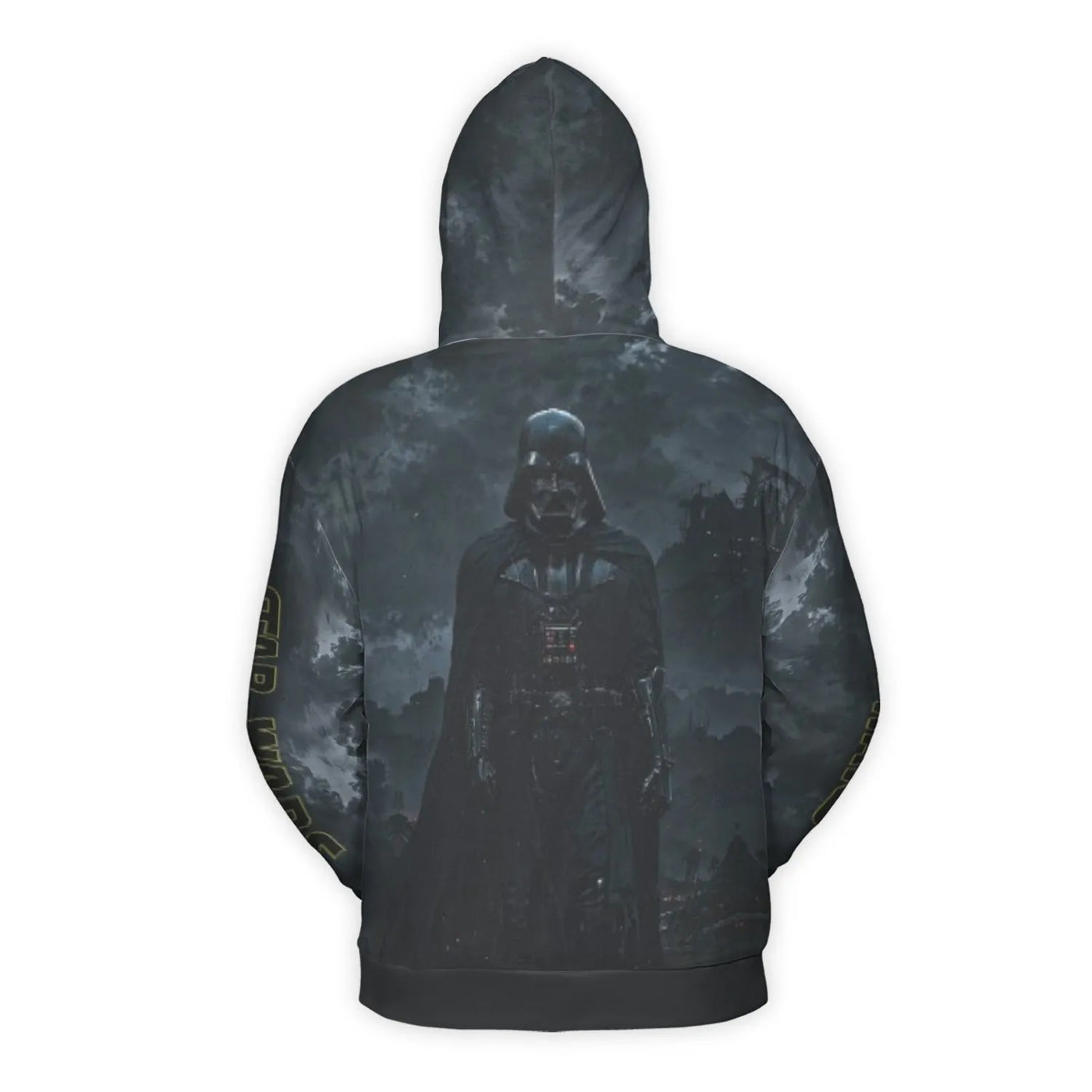 Darth Vader 3D Hoodie | Star Wars The Dark Side Graphic Print | Premium Polyester Brushed Fleece | Unisex Gift for Sci-Fi Fan