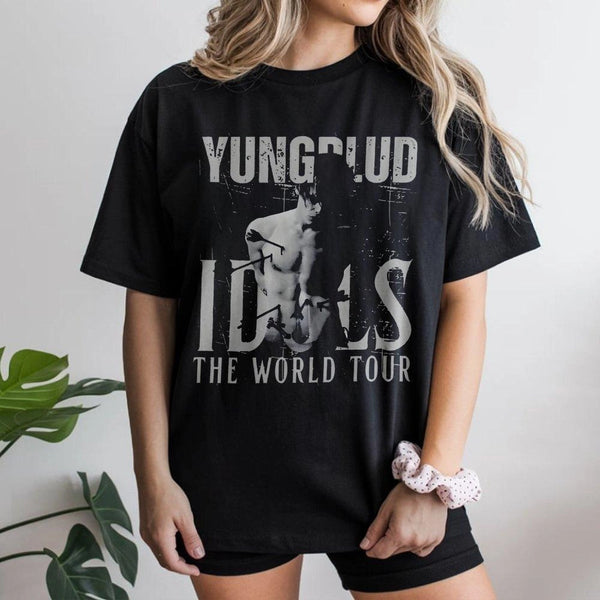 Yungblud Concert T-Shirt | Idols World Tour Graphic Print | Premium Soft Cotton Tee | Music Fan Merch Gift for Men and Women