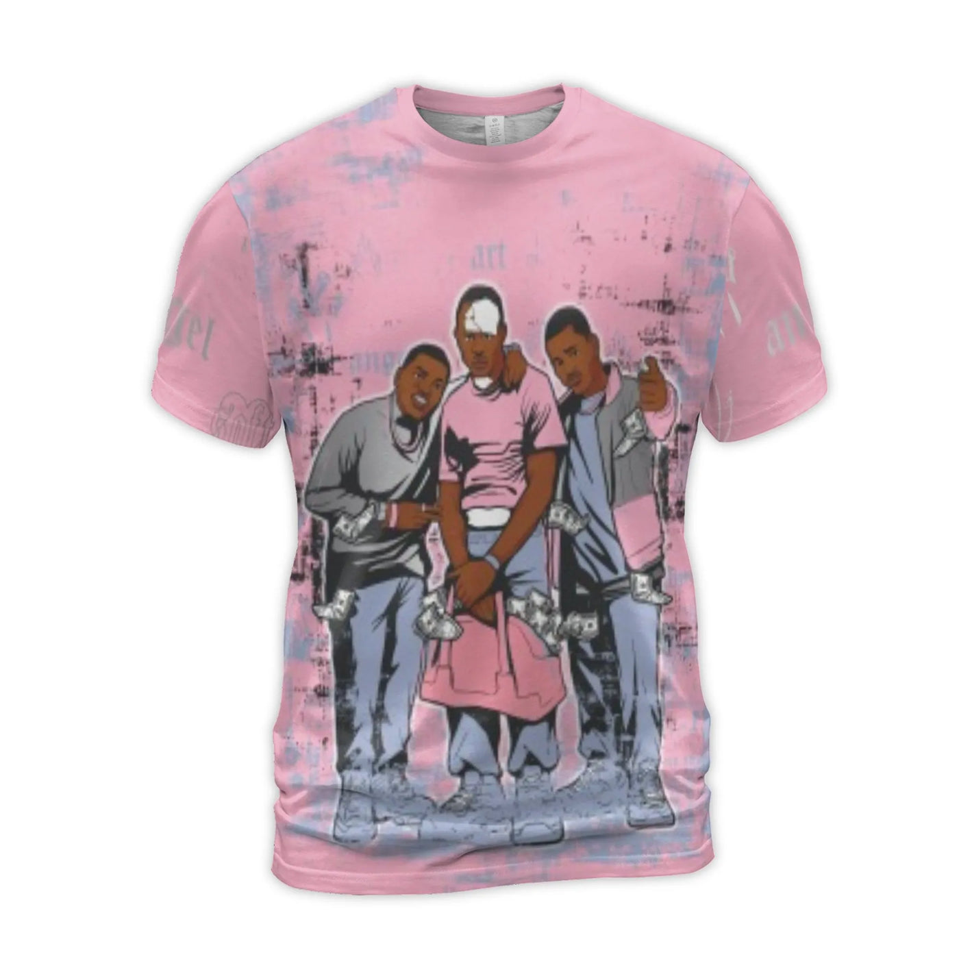 Paid In Full Graphic T-Shirt | 90s Hip Hop Movie Fan Apparel | Premium Polyester Blend All-Over Print | Streetwear Gift For M