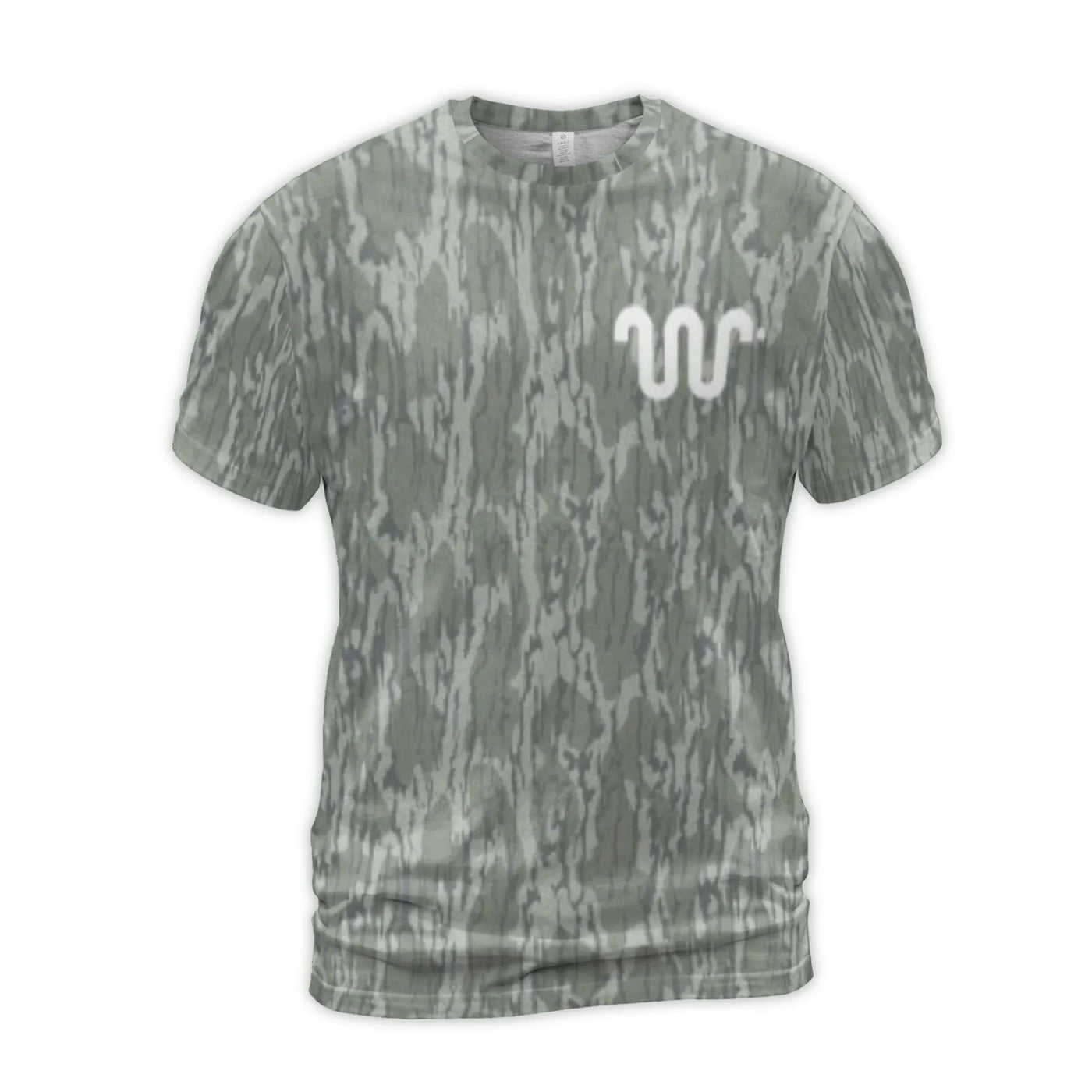 King Ranch Camo T-Shirt | Running W Logo All-Over Print | Premium Polyester Spandex | Western Rancher Gift for Men