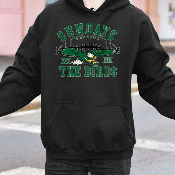 Sundays Are For The Birds Hoodie | Philadelphia Football Fan Apparel | Premium Cotton-Poly Blend | Game Day Gift for Eagles F