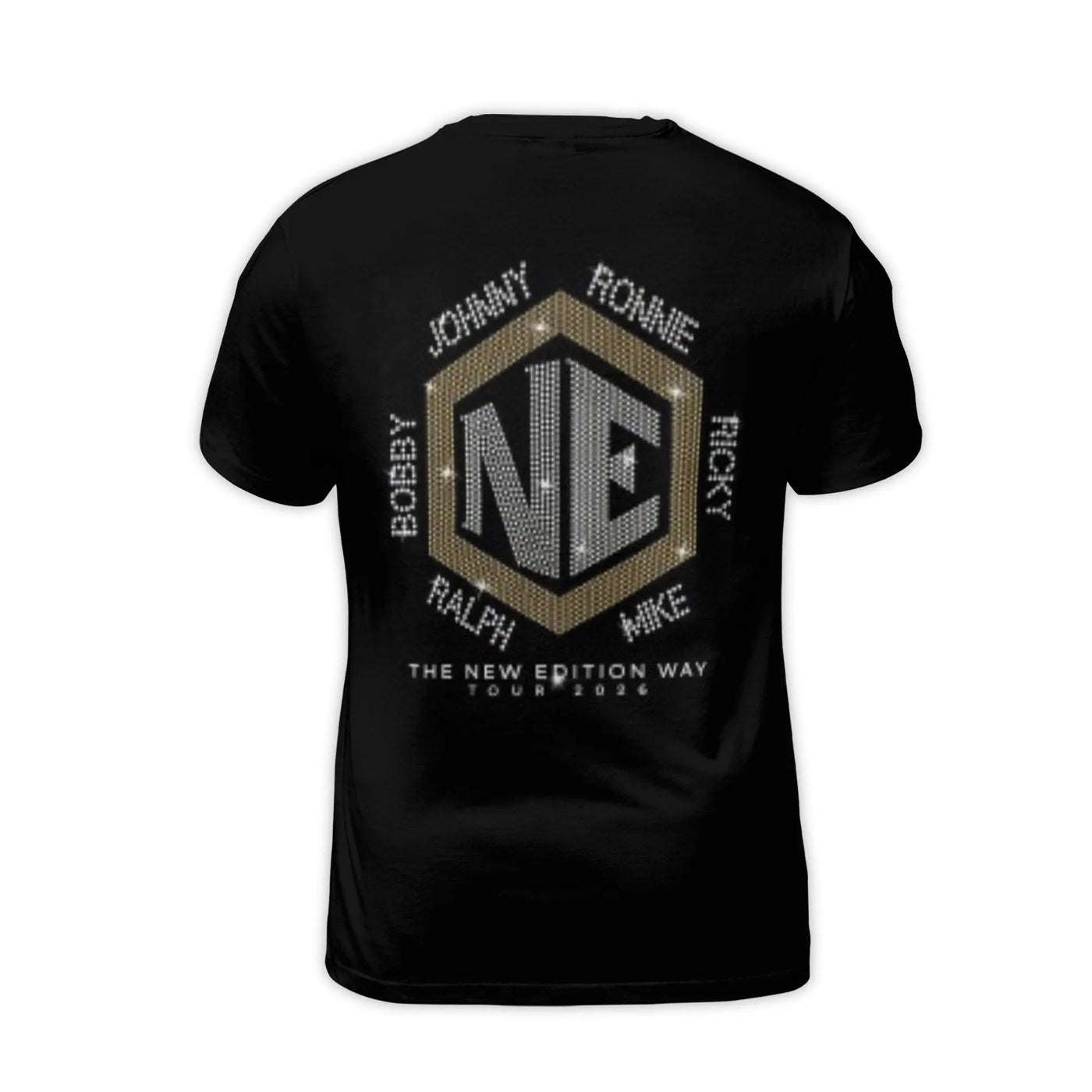 New Edition Band 3D T-Shirt | The New Edition Way Tour 2026 Graphic Print | Premium Polyester Blend | R&B Music Fan Gift & Co