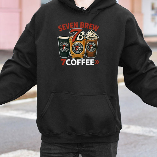Iced Coffee Hoodie | Retro Café Aesthetic Graphic | Premium Cotton Blend | Gift for Coffee Lovers & Baristas
