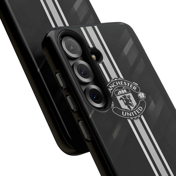 Manchester United Samsung Case | Soccer Team Crest Tough Cover | Dual-Layer Shockproof Shell | Collector's Gift for Football 