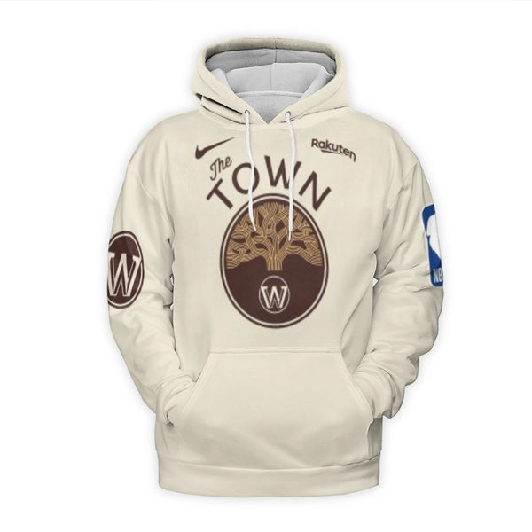 Golden State Warriors Hoodie | The Town Oak Tree & Bridge Graphic | Premium Polyester Fleece | Unisex Basketball Fan Gift