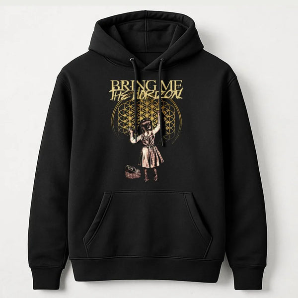 Bring Me The Horizon Hoodie | Sempiternal Flower of Life Graphic | Premium Cotton Blend | Alternative Rock Band Merch Gift fo