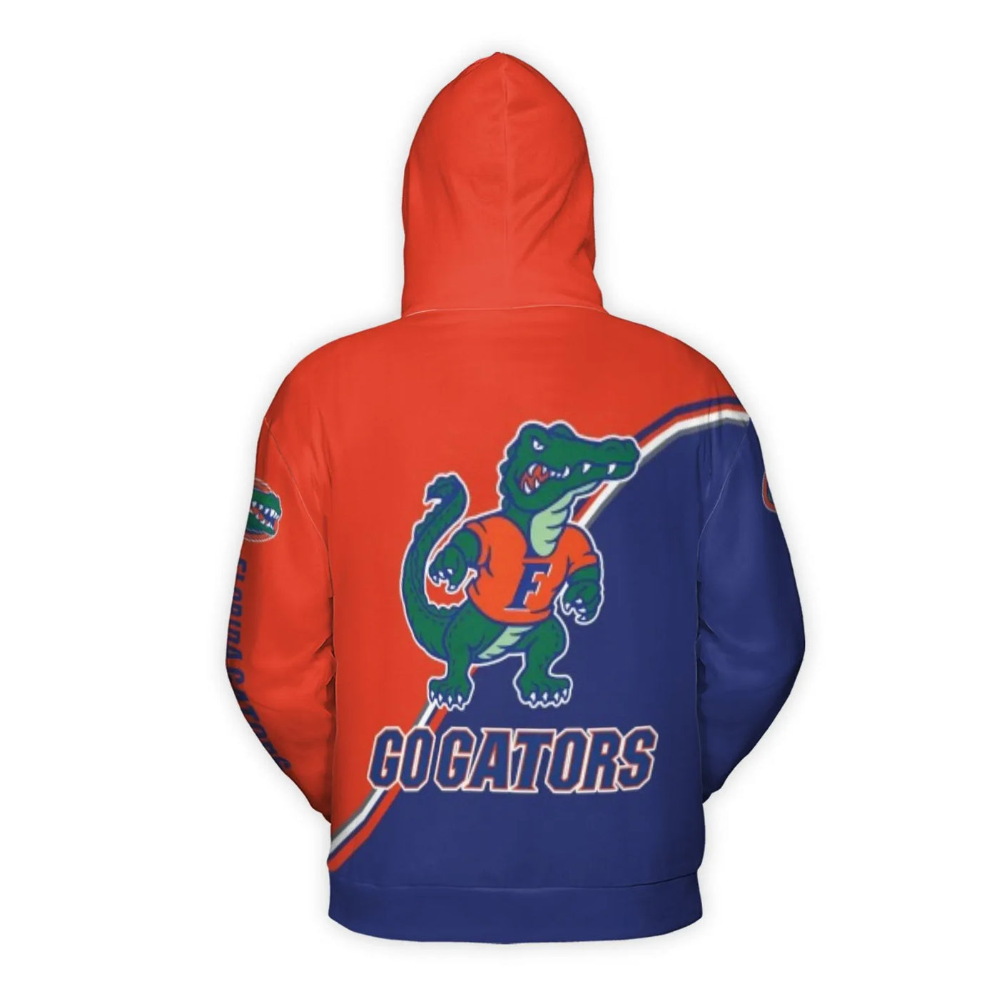 Florida Gators 3D Hoodie | All-Over Print Mascot Graphic Sweatshirt | Premium Polyester Knit | Unisex Fan Apparel Gift for Co