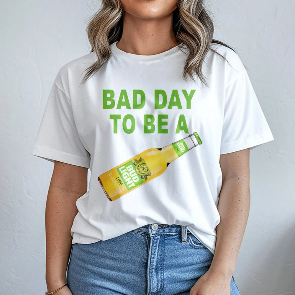 Bad Day To Be A Beer Graphic T-Shirt | Funny Drinking Slogan Tee | Premium Cotton Casual Apparel | Gift For Beer Lovers And P