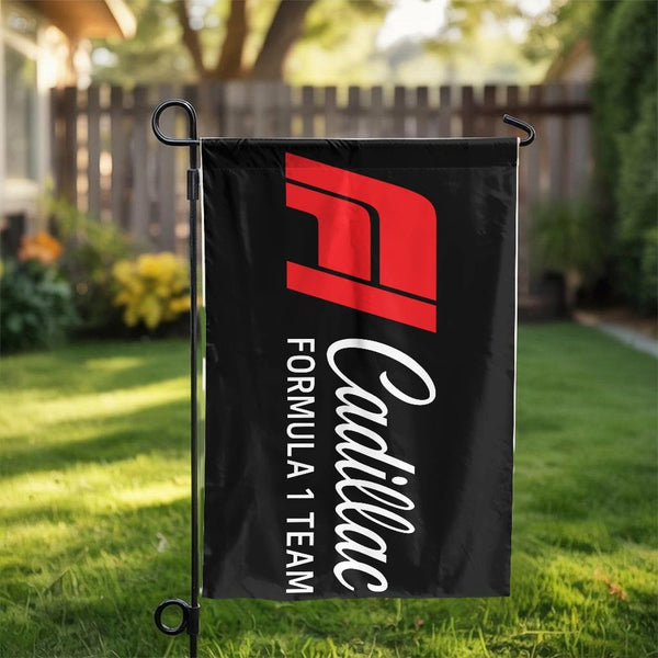 Cadillac Formula 1 Team Garden Flag | F1 Racing Motorsport Banner | Weather-Resistant Double Sided | Collector's Gift for F1 